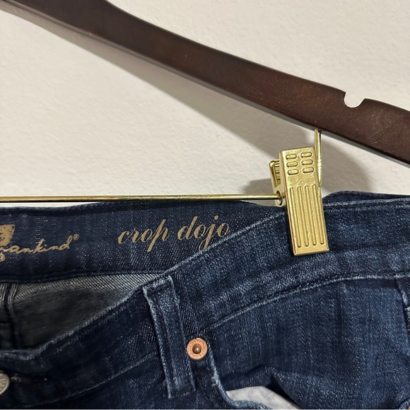 7 For All‎ Mankind Dojo Capri Blue Jeans Womens Size 31 Denim - Picture 5 of 11